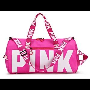 Pink Duffel Bag Colors Pink, Baby Blue, Purple, Orange